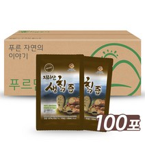 푸르담 지리산 칡즙 원액 100% 실속포장, 100ml, 100개