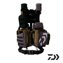 다이와 KDF-6122 구명조끼 브라운 그레이, 단품