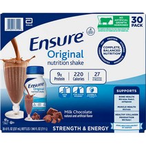 Ensure 인슈어 오리지날 뉴트리션 쉐이크 쵸코 237ml 30개 - Nutrition Shake, 1개, 1