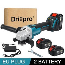 그라인더 광택기 연마기 makita 18v 배터리 용 리튬 이온 배터리 전기 가있는, EU 플러그 2 배터리