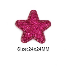 가죽스티커 인조가죽 수선패치 보수 스티커 테이프50Pcs 여러 가지 빛깔의 패치 반짝이 가죽 패드 크라운/, 13 Rose Star