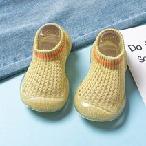 신생아 아기 신발 첫걸음 첫돌 보행기화 베이비 걸음마 남아/여아 양말 유니섹스 미끄럼 방지 바닥 첫 번째 워커 어린이 고무 밑창 유아 단색