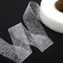 접착심지 안감 원단 양면 다대 테이프 부직포 열접착 의류용, 화이트 1.5cm (03-345B), 1개