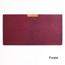 마우스 패드 키보드 매트 손목 보호shellnail soft wearable mice pad 사무실 컴퓨터 책상 모던 테이블 양모 펠트 노트북 쿠션 대형 게임, 자주색