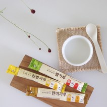 유기농 스틱 아기 쌀가루 찹쌀가루 현미가루, 유기농 쌀가루 실속형(중간입자) 400g