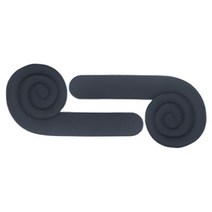 PICO 4 VR 헤드셋을위한 실리콘 이어 머프 강화 헤드셋 사운드 소음 감소 귀 머프 패널 사운드 농도, 02 Black