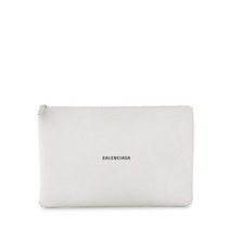 [발렌시아가] [중고 명품] 화이트 에브리데이 라지 클러치 PC0230 BA S 00033