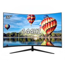 와이드 모니터 게이밍 모니터 울트라 모니터 FHD WQHD32 인치 커브 모니터 게이머 144hz HD 게임용 PC L, 01 black 144hz