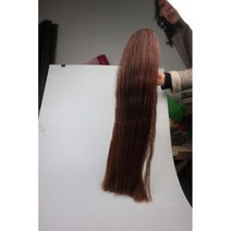 입문용 연주용 500g 화이트/블랙/브라운/그레이 첼로/더블베이스/바이올린 활 말 머리카락 82-85cm DIY 꼬리 연장, Brown