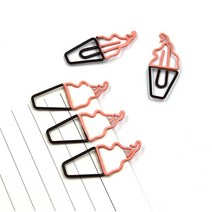 JUNI 클립 책갈피 5개입 - 아이스크림 독서용품 북마크 북마커