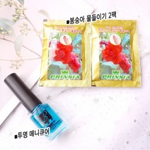 집에서 손쉽게 봉숭아 꽃물 들이기 해봐요 - 봉숭아2팩 투명매니큐어 세트, 첫사랑 봉숭아 물들이기 세트