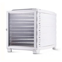 야채와 과일을위한 상업용 건조기 10 층 스테인레스 스틸 식품 탈수기 전기 야채 식품건조기 감말리기 벼건조기 오징어건조기 리큅 홍삼건조기 말랭기, 01 White