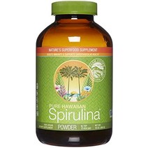 순수한 하와이안 스피루리나 분말 비건 면역 체계 심장 세포 및 에너지 지원 온스, 1파운드(1팩)