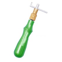 1Pcs DIY Stitching Edge 그루버 Leathercraft Tool Handwork 용 조절 가능한 가죽, 04 green