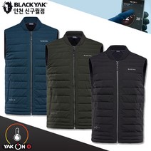 블랙야크 남성 여성 겨울 아웃도어 등산복 경량 열선 발열 방한 패딩조끼 M라이즈히팅베스트
