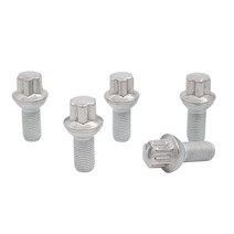 5피스 0009905107 휠 러그 볼트 너트 M14 x 1.5 메르세데스 벤츠 C216 W204 C204 W211 W212 A207 C207 R172 W221용