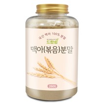 기타 맥아(볶음)분말(국산) 260g(플라스틱통) 맥아 엿기름 몰트 가루 파우더 선식 차 제과 제빵 요리, 1개