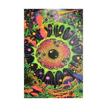 Cosmic Eye by Space Tribe Non Flocked Blacklight Poster 24