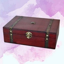 원목서랍장 옷 수납 거실장 정리함 빈티지 나무 보석 상자 보물 보관 케이스 정리, 01 As Shown_01 XS