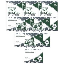 Natures Own 네이쳐스 오운 50+ 멀티비타민 에너지 60 정 Bodyfuel 50+ Multivitamin Energy 60 Tablets, 6개
