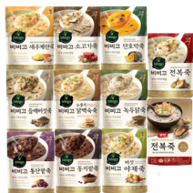 CJ 비비고죽 햇반소프트밀 골라담기 전복 소고기 단호박 버섯야채 누룽지닭백숙 통단팥 녹두닭 동지팥 들깨버섯 새우계란 삼선해물 낙지김치 불낙 파우치죽, 2.쇠고기죽420g