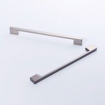 이터널C(256mm) 가구 서랍손잡이 아연 흑니켈/니켈무광 285x28mm DH-134C, 59.이터널C(DH-134C), 흑니켈, 미니드라이버세트, 1개