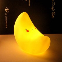 초승달 LED 무드등 수면등 취침등 미니등 수유등 조명, 1개, 단품