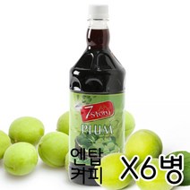 스위트코리아 매실 1000ml X 6개 액상음료 과일음료 원액