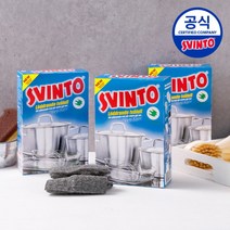 [스빈또] NEW 스웨덴 국민 스틸울 수세미 100g 3개, 상세 설명 참조