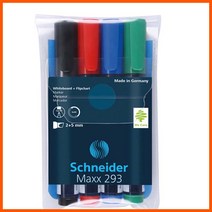 독일 슈나이더 G04014 보드마카 4색 사인펜/필기구/싸인펜/파이버펜/보드마커/팬/펜/독일/직수입/보드마카, 본상품선택