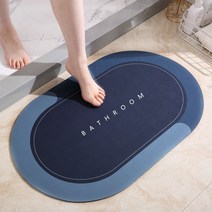 YISOKO 규조토발매트 주방용 욕실 화장실용, 블루