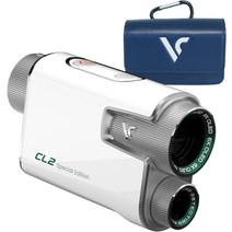 보이스 캐디 CL2 스페셜 에디션 레이저 거리 측정기 6X 배율 야드 정확 1 범위 2 색 OLED 터치 핀 토너먼트 모드, 기본