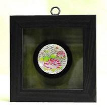 전통 문양 액자 연꽃 - 앤틱엔틱소품불교악세사리, 단품