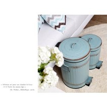 철제 빈티지 신혼집 예쁜 패달쓰레기통 욕실용, 사이즈_소(5L), 소(5L), 1개