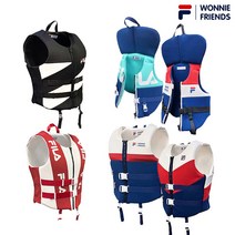 휠라 워니프랜즈 네오프렌 부력보조복 아동 성인 모음, 휠라부력복_45kg_NAVY