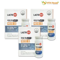 비타하우스 락토핏 솔루션 2 예민한 장 450mg x 30캡슐 3개 프로바이오틱스 장용성캡슐 장건강 유산균