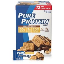 Pure Protein 퓨어 프로틴 바 땅콩버터 1.76oz(50g) 12팩