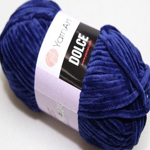 뜨개몰 뜨개 털실 뜨개실 두꺼운실 애착인형 극세사실 벨벳 우동사 돌체, 756남색, 1개