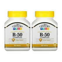 1+1 21센츄리 비타민b50 서방정 60정 티아민 리보플라빈 나이아신아마이드 판토텐산칼슘, 1개, 기본