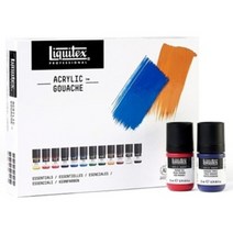 리퀴텍스 아크릴물감 과슈물감 12색 22ml 세트