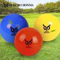 부쿠로혼마 골프용품 골프공 파크골프공, 1개, 오렌지, 1개입