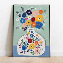 플레이어바웃 명화그리기 컬러풀 화병 캔버스페인팅 DIY, 컬러풀 화병 (MG112)