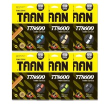 TAAN 테니스 스트링 육각 테니스 라켓 스트링 폴리에스터 스트링 라켓 스트링 1.2mm TT8600, 하얀