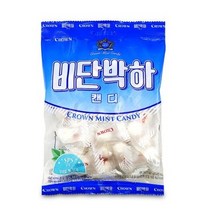 크라운 비단박하캔디, 140g, 6개