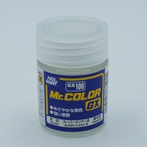 군제 Mr 하비 GX100 수퍼 클리어 III 유광 18ml 락카도료
