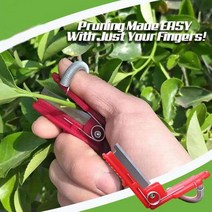 감따는기구정원 Pruner 손으로 토마토 오이 포도 과일 따기 도구 블레이드 절단 가위 반지 원예 피커, 한개옵션0