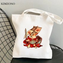 Corgi 쇼핑 가방 에코 캔버스 식료품 bolsas de tela 핸드백 ecobag bolsa compra sac cabas boodschappentas sacolas