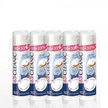 클레아닉 100%천연순면 화장솜 소프앤컴포트 107매x5sets, 단품