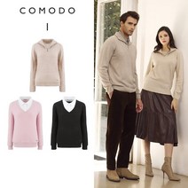[쇼핑엔티] 코모도 22FW 파격초특가! 레이어드 니트 셔츠 3종 여성
