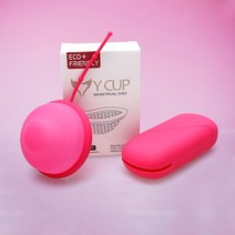 생리컵 생리컵추천 위생생리컵 꼬리 플랫 핏 디자인이있는 생리 디스크 여성용 실리콘 케이스가있는 초박형 살균 실리콘 생리 컵 기간 코파, 장미 선물 상자, 한 사이즈